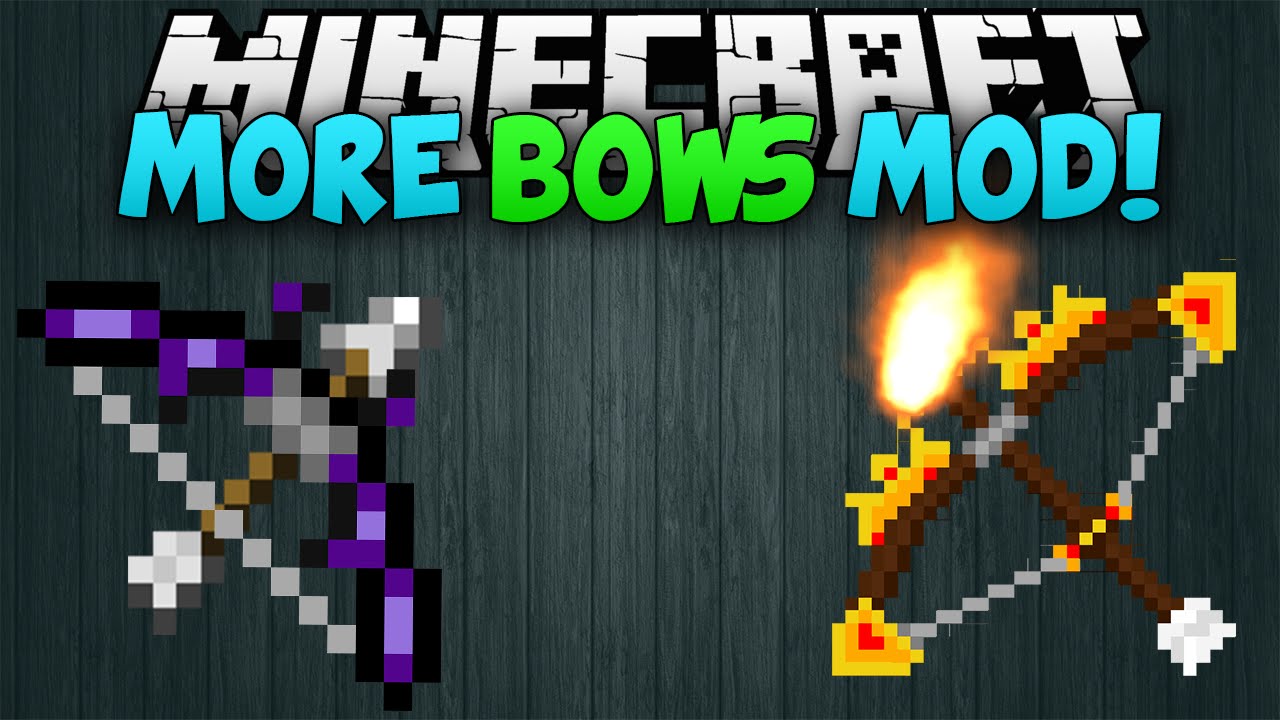 Minecraft Mods | OP BOWS MOD!! | Flame Bow , Frost Bow, and MORE