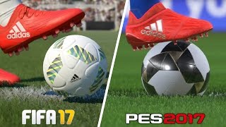 Fifa 17 vs PES 2017 - Graphics Comparison [PS4] [Full HD]