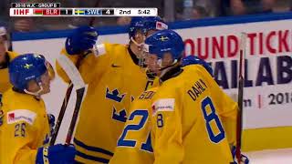 JVM 2018 - Sverige vs Vitryssland 6-1
