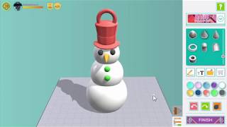 How to make a festive decoration using Makers Empire 3D modeling software screenshot 5