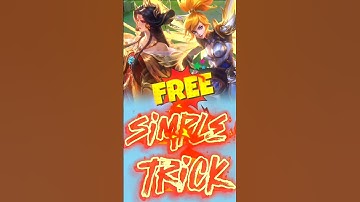 How To Get Free Hero And Epic Skin 😱 #mobilelegends #mobalegends #moba55crea