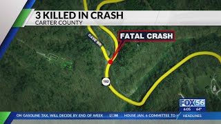 3 killed in Carter County crash