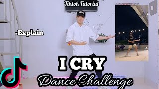I CRY Dance Challenge | Tiktok Tutorial | Easy Step by step for beginners