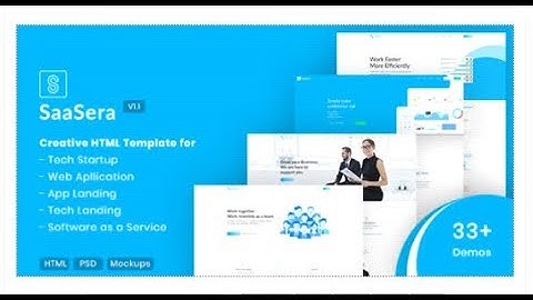 SaaSera - Software App & SaaS Startups Template | Themeforest Download