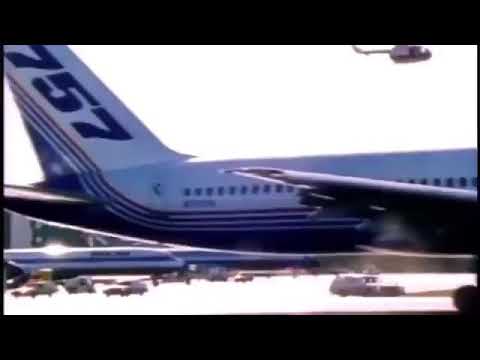 757 first flight video
