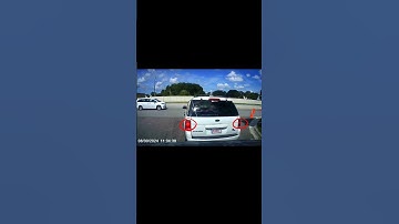 Dangerous driver almost causes car accident caught on dash cam #driving #car #road