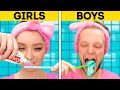 BOYS VS. GIRLS || Funny Restroom Situations, Smart Bathroom Tricks, Gadgets And DIY Soap