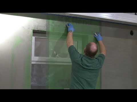 Video: Konstruktion Fasadnät: Grönt Skyddande Skuggnät För Byggnadsställningar Och Alkali-resistent Nät Med En Densitet På 35-40 G M2 Och Annan Densitet