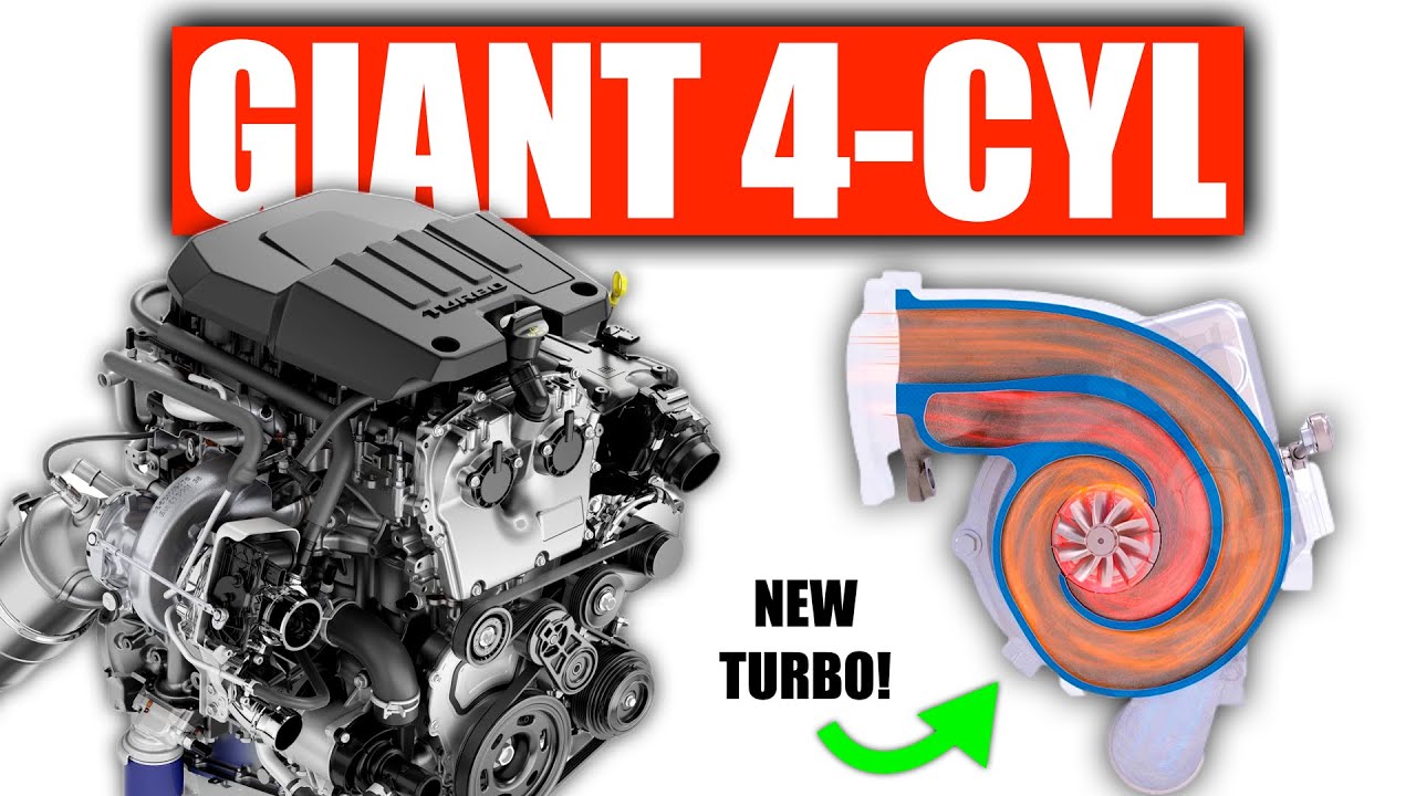 Cadillac’s Giant 4-Cylinder Engine Has A New Dual Volute Turbo - YouTube