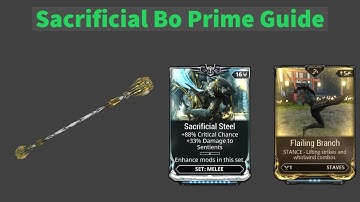 Warframe Guide: Sacrificial Bo Prime Build with a Riven