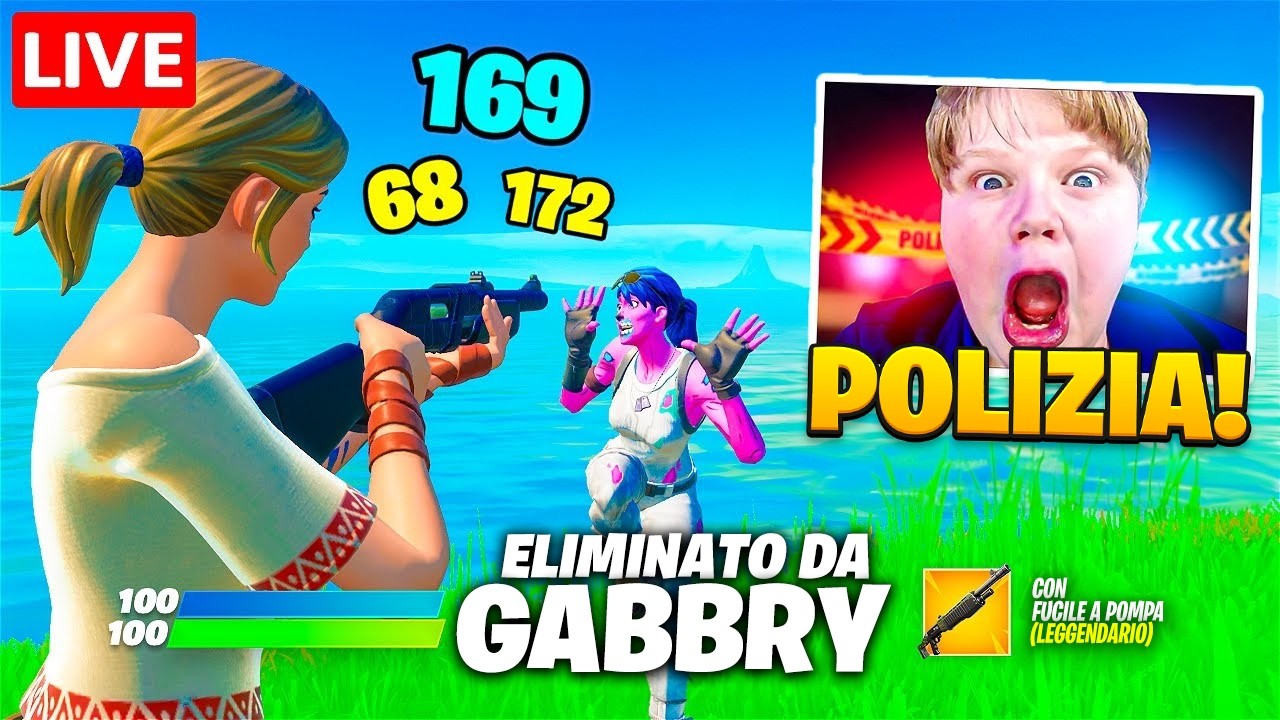 Lo STREAMSNIPERO e lui CHIAMA LA POLIZIA... 🤣(DIVERTENTE) su Fortnite!