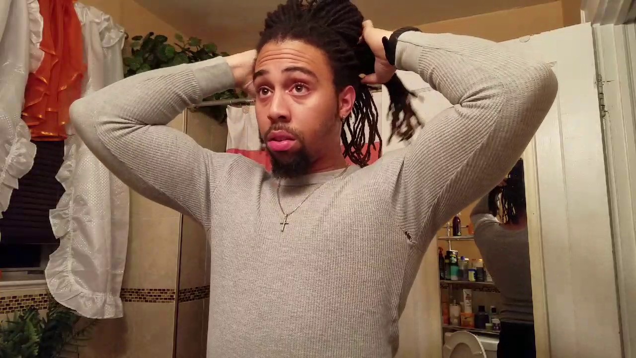 Dreadlock Man Bun Tutorial Youtube