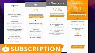Pump Your Sound - Subscription Plans Overview