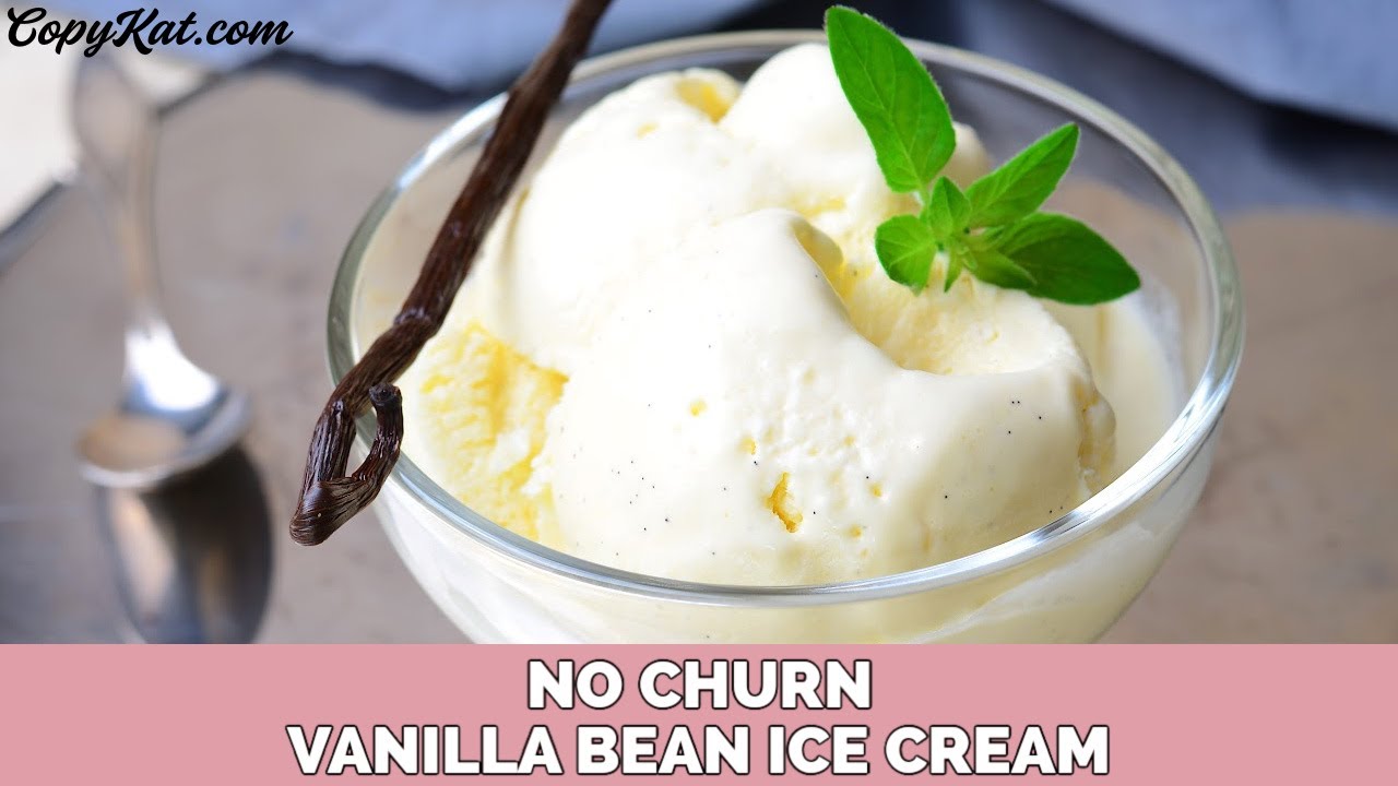 vanilla bean ice cream