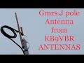 Kb9vbr jpole antenna install and test review