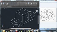 Belajar AutoCAD gambar 3dimensi #7 teknik mesin - Durasi: 6.35. 
