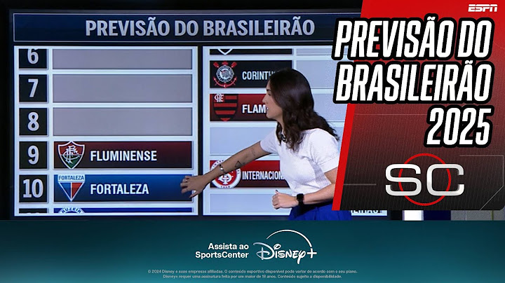 CANDIDATO ao TÍTULO, G4, REBAIXADOS e mais: SportsCenter faz PREVISÃO do BRASILEIRÃO 2025
