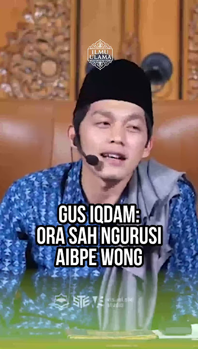 ora sah ngurusi aibpe wong
