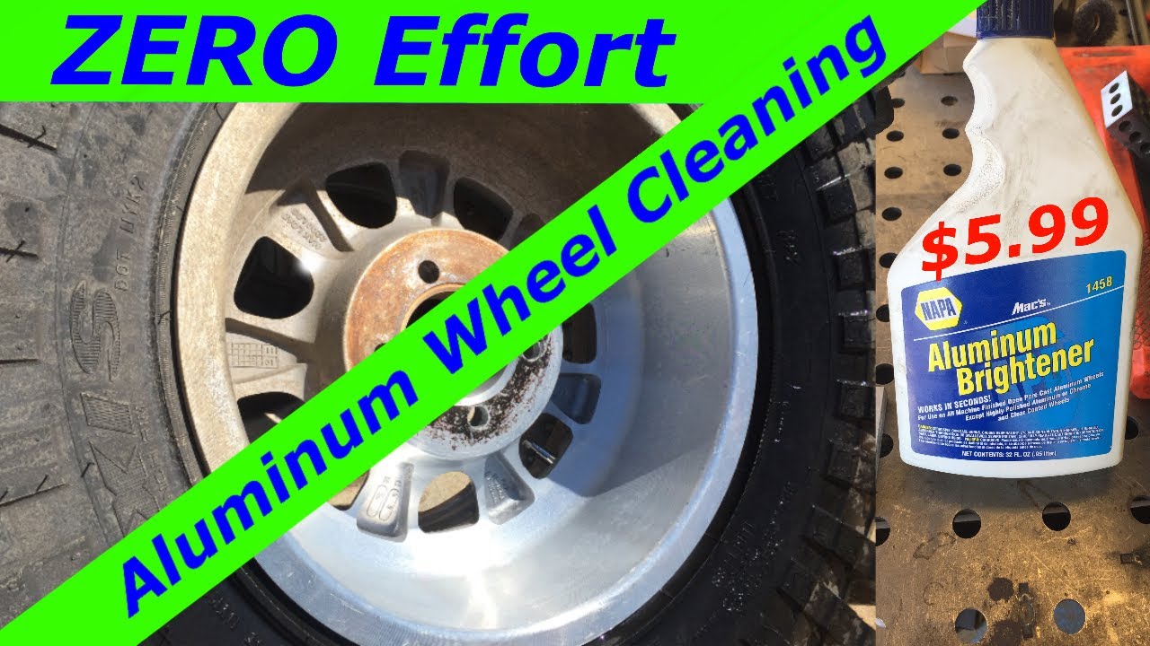 Easy Aluminum Wheel Cleaning 