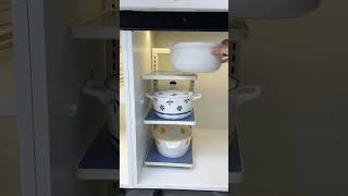 Kitchen adjustable pot rack
