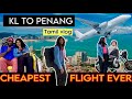 Kuala Lumpur to penang | cheapest flight we ever travelled | Best things to do in penang island | VS