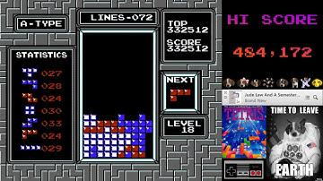 Tetris (NES) High Score - 524,092