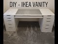 Ikea hack  diy jewellery display vanity