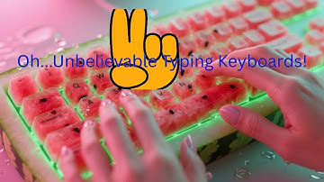 Typing With Fruits 🍍 | Keyboard ASMR Mix relaxation Sounds #asmr #asmrsounds #asmrrelaxing