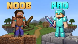 MY FIRST MINECRAFT SKYWARS MATCH! ⚔️ (Intense)