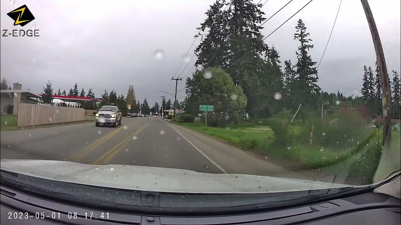 Bad Drivers of Port Hadlock WA Woman of the Streets Swerves Into