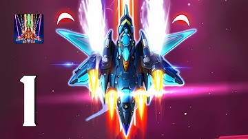 Galaxy Shooter: Space Attack Gameplay Walkthrough Part 1 (Android, IOS)