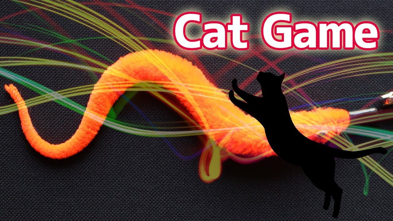 猫が喜ぶ動画4 ヘビ 紐 Cat Games Youtube