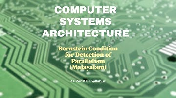 Bernstein Condition for Detection of Parallelism! Malayalam!! 5 Marks guaranteed in your KTU Exam