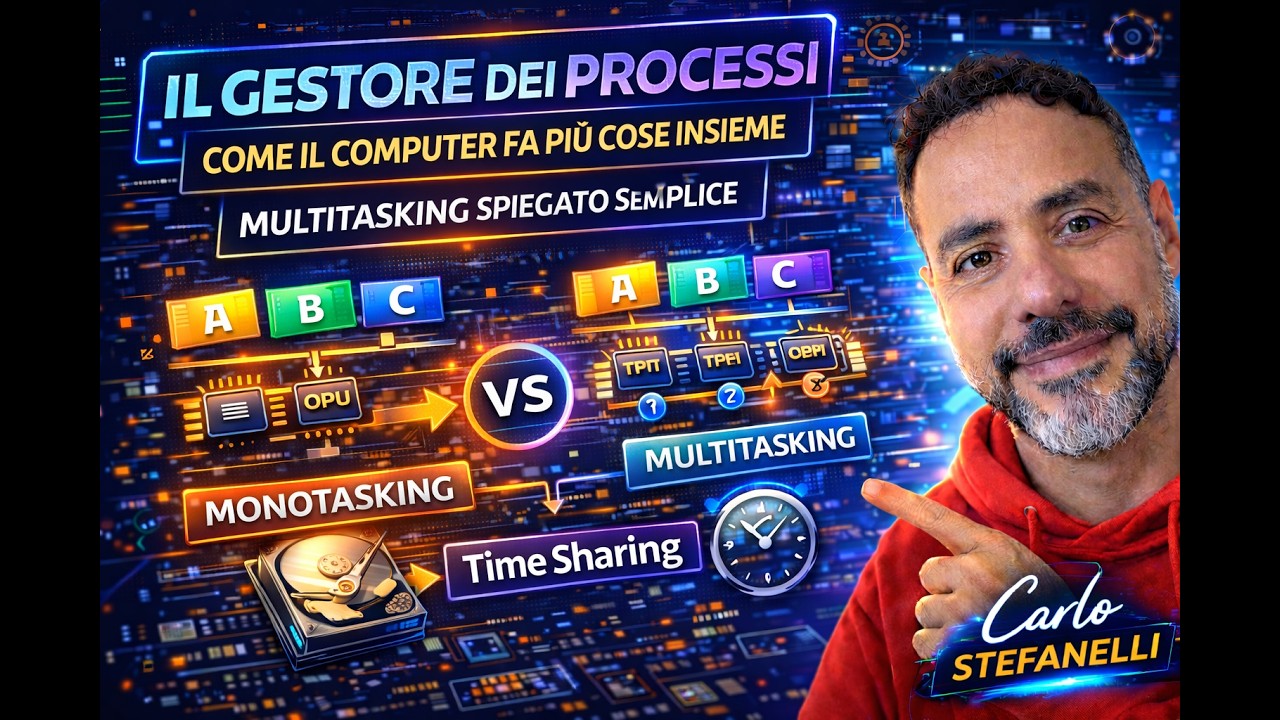 Informatica di Base 11: Il Gestore dei Processi: come il computer fa più cose insieme