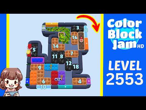 Color Block Jam Level 2553 walkthrough video preview