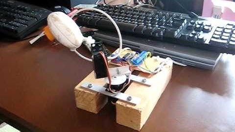 Robotic Webcam PIC16F84 Controller.