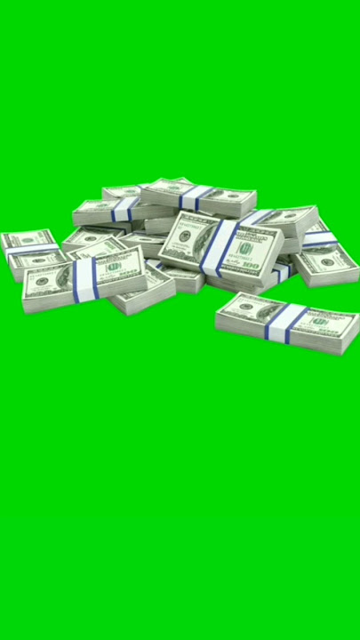 Dollar 💸 Stack falling animation green screen video #dollar #falling #greenscreen  #chromakey#shorts