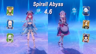 Nilou | Noelle & Furina | Spiral Abyss 4.6 Floor 12 | Genshin Impact