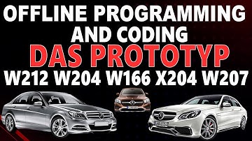 Exclusive. Offline Programming & Coding Via DAS PROTOTYP Mercedes W212, W204, W166, X204 W207 W197
