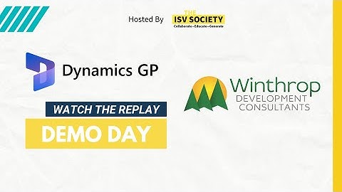 2025 May GP Demo Day  - Winthrop - No-Code Customization in Dynamics GP with Form Control