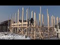 Фахверк: строим дом за 5 дней Таймлапс, Timelapse