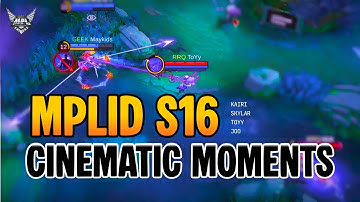 The Most Cinematic MLBB Moments Ever 💀 | This is MPL ID S16