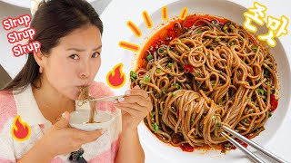 ????Asian at Home | The Best Sesame Noodles From Korea Under 6 Minutes!