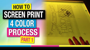 How to Screen Print Four Color Process Part 1