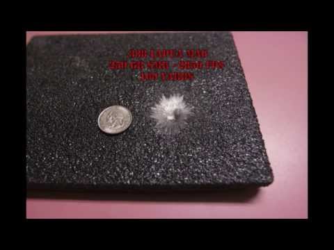 AR500 Armor Spalling test