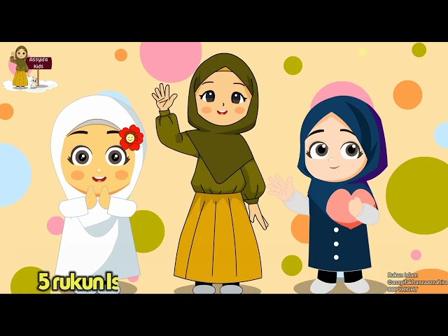 Lagu Anak Islami - Allahul Kaafi,Aku mau ke mekkah,sholawat badar dan 5 rukun islam cover by Assyifa class=