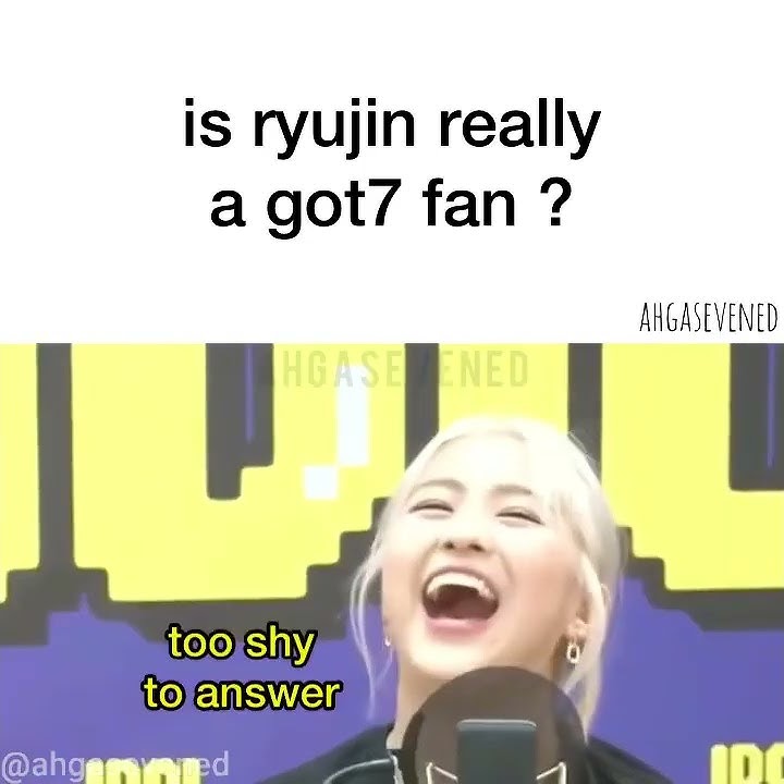 is #ryujin is Really #Got7 fan ? #shortvideo