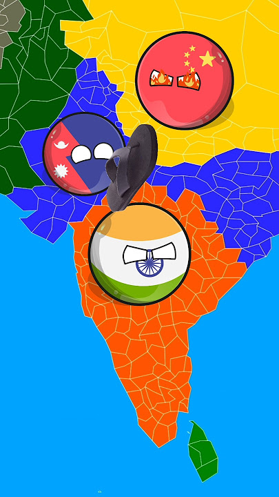 Nepal wants India's land 🇮🇳 #countryballs #countryballsanimation