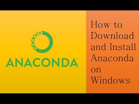 How to Download & install Anaconda on Windows operating System