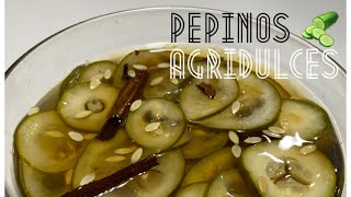 RECETA DE PEPINOS AGRIDULCES FÁCILES Y RÁPIDOS 2021 #COCINANDOCONEBO